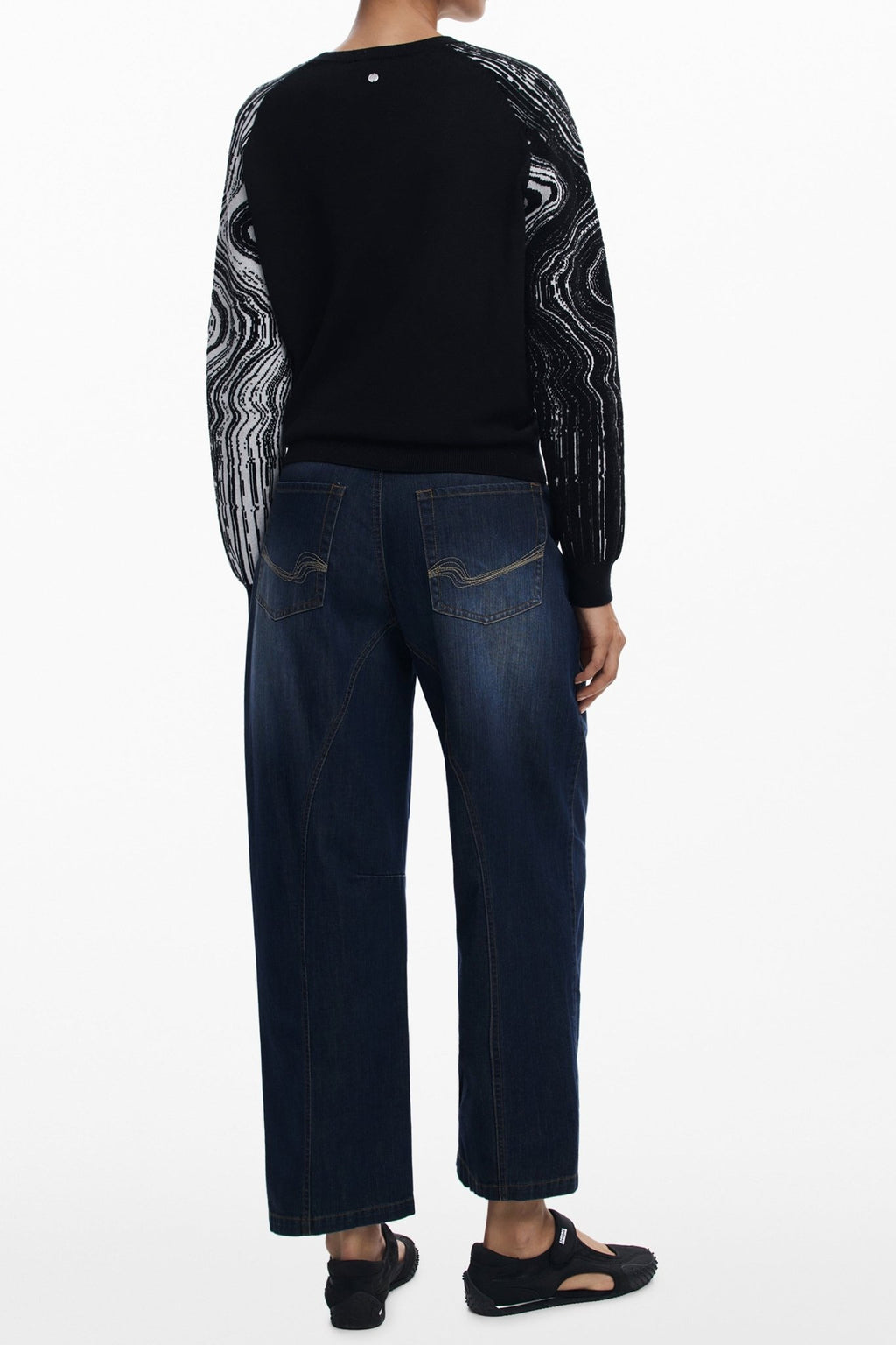 DESIGUAL MAGLIA DONNA NERO - Grandi Firme Lab