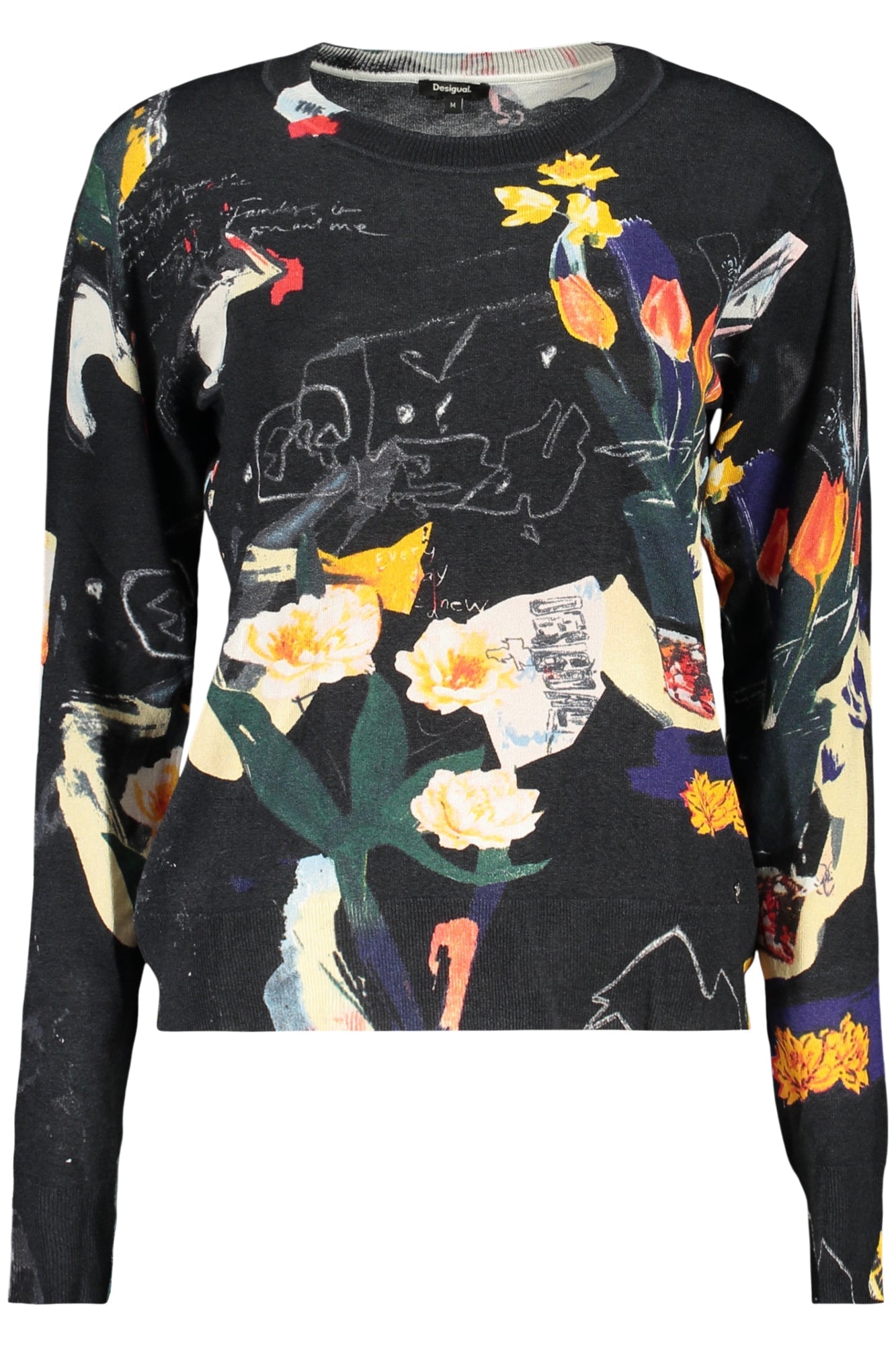 DESIGUAL MAGLIA DONNA NERO - Grandi Firme Lab