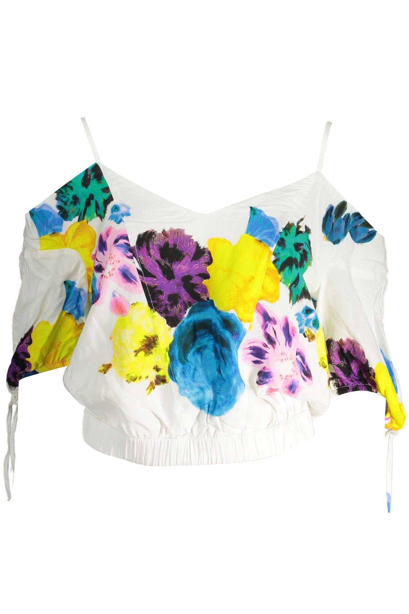 DESIGUAL T-SHIRT MANICHE CORTE DONNA BIANCO - Grandi Firme Lab
