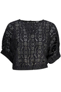 DESIGUAL T-SHIRT MANICHE CORTE DONNA NERO - Grandi Firme Lab