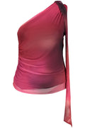 DESIGUAL T-SHIRT MANICHE CORTE DONNA VIOLA - Grandi Firme Lab