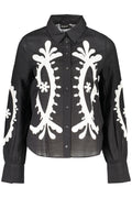 DESIGUAL CAMICIA MANICHE LUNGHE DONNA NERO