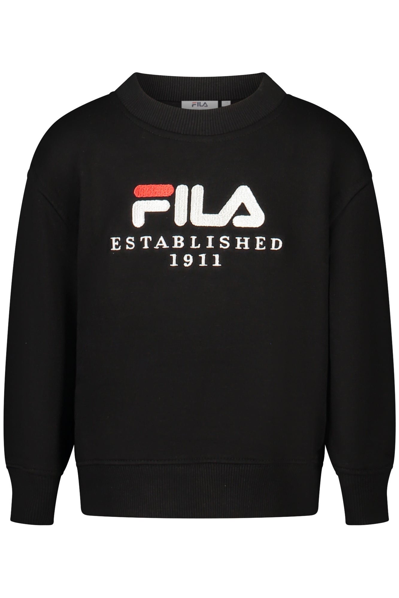 FILA FELPA SENZA ZIP BAMBINA NERO - Grandi Firme Lab