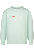 FILA FELPA SENZA ZIP BAMBINA VERDE - Grandi Firme Lab