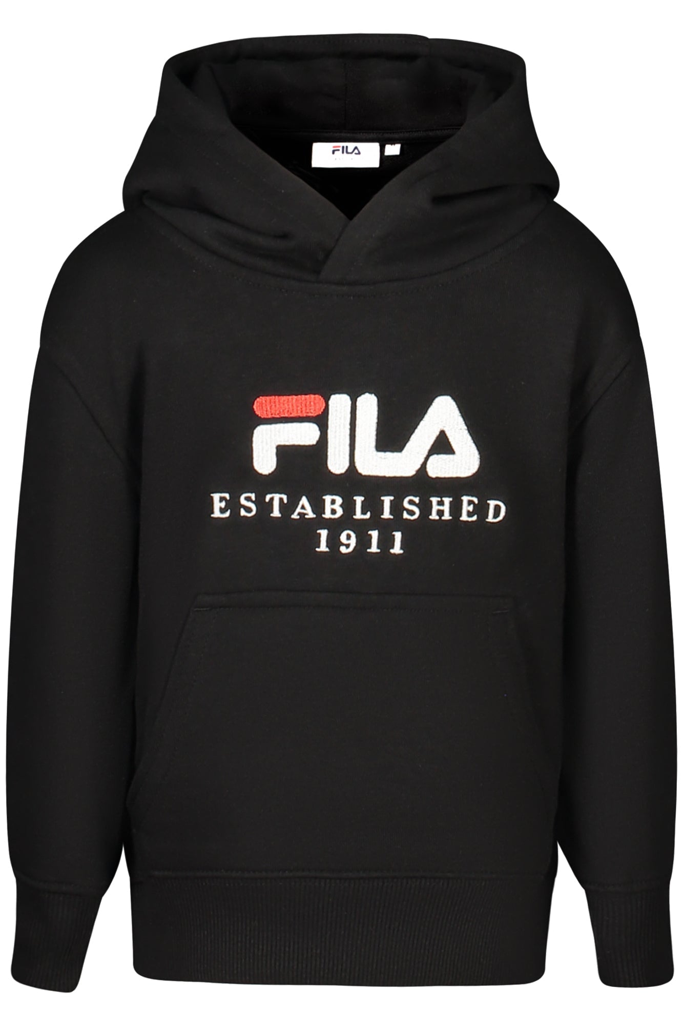 FILA FELPA SENZA ZIP BAMBINO NERO - Grandi Firme Lab