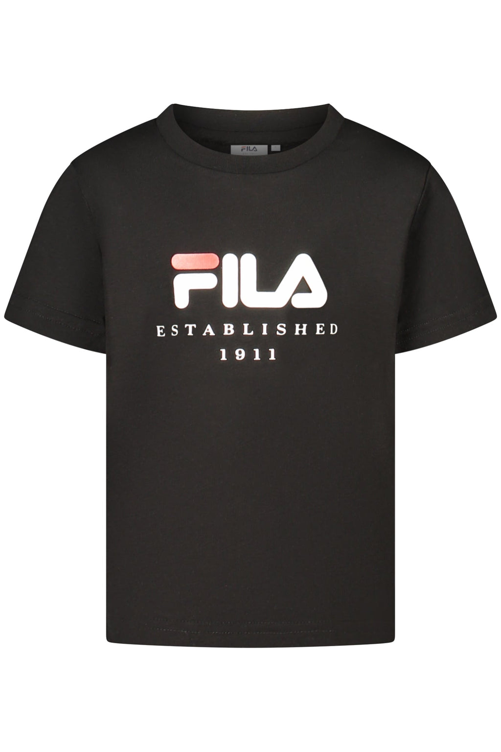 FILA T-SHIRT MANICHE CORTE BAMBINA NERO - Grandi Firme Lab