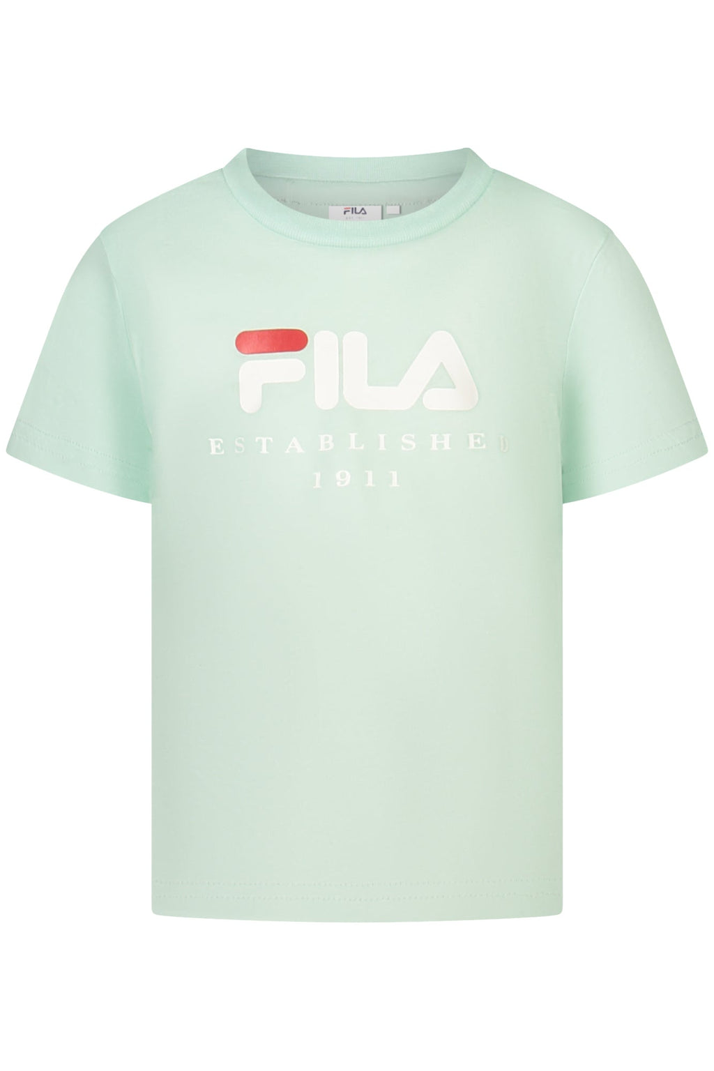FILA T-SHIRT MANICHE CORTE BAMBINA VERDE - Grandi Firme Lab