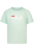 FILA T-SHIRT MANICHE CORTE BAMBINA VERDE - Grandi Firme Lab