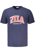 FILA T-SHIRT MANICHE CORTE UOMO BLU - Grandi Firme Lab