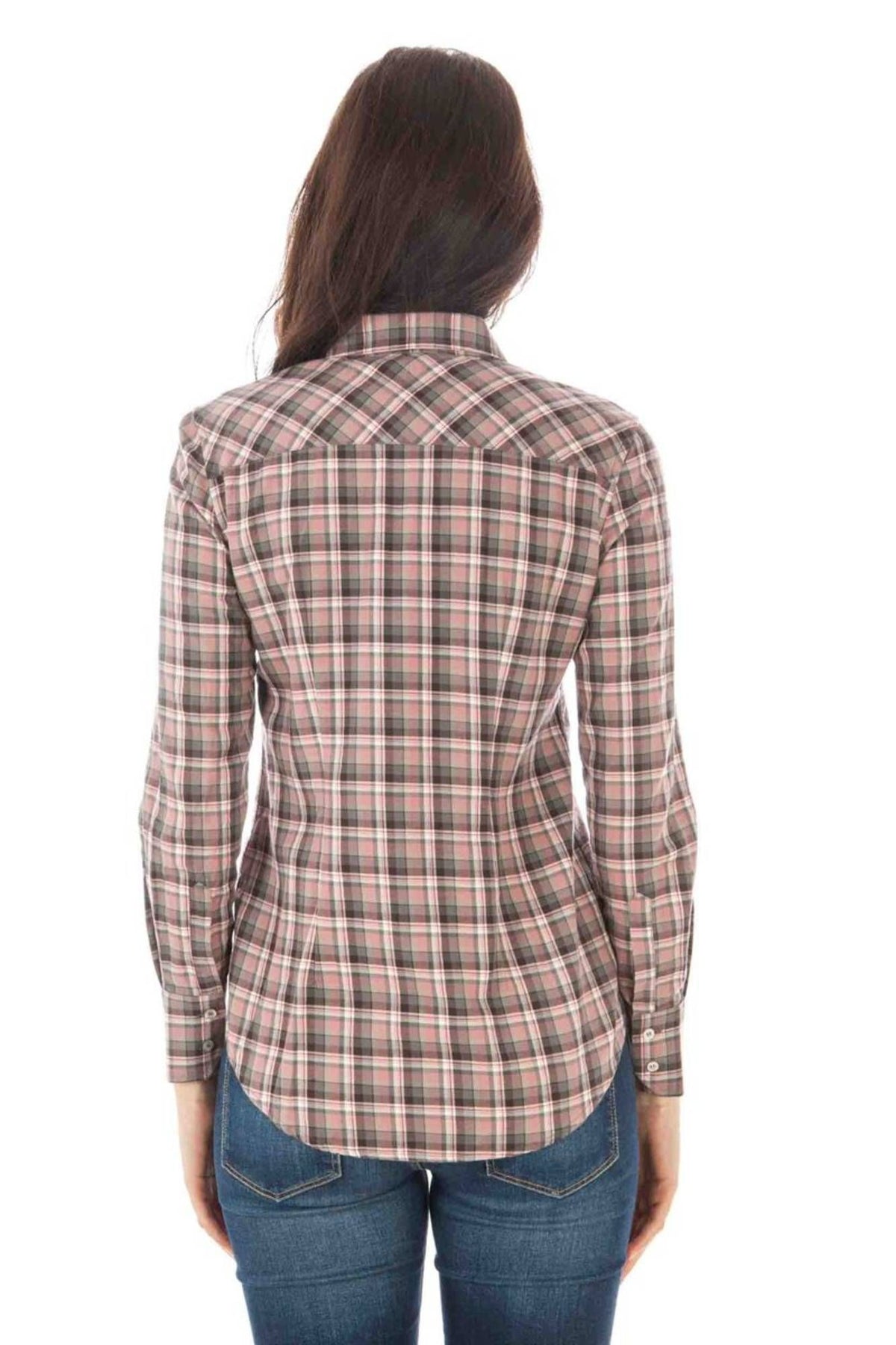 FRED PERRY CAMICIA MANICHE LUNGHE DONNA ROSA - Grandi Firme Lab