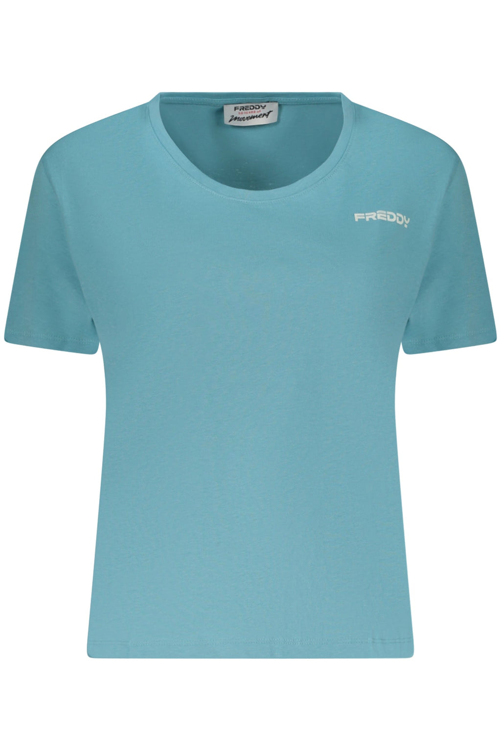 FREDDY T-SHIRT MANICHE CORTE DONNA AZZURRO - Grandi Firme Lab