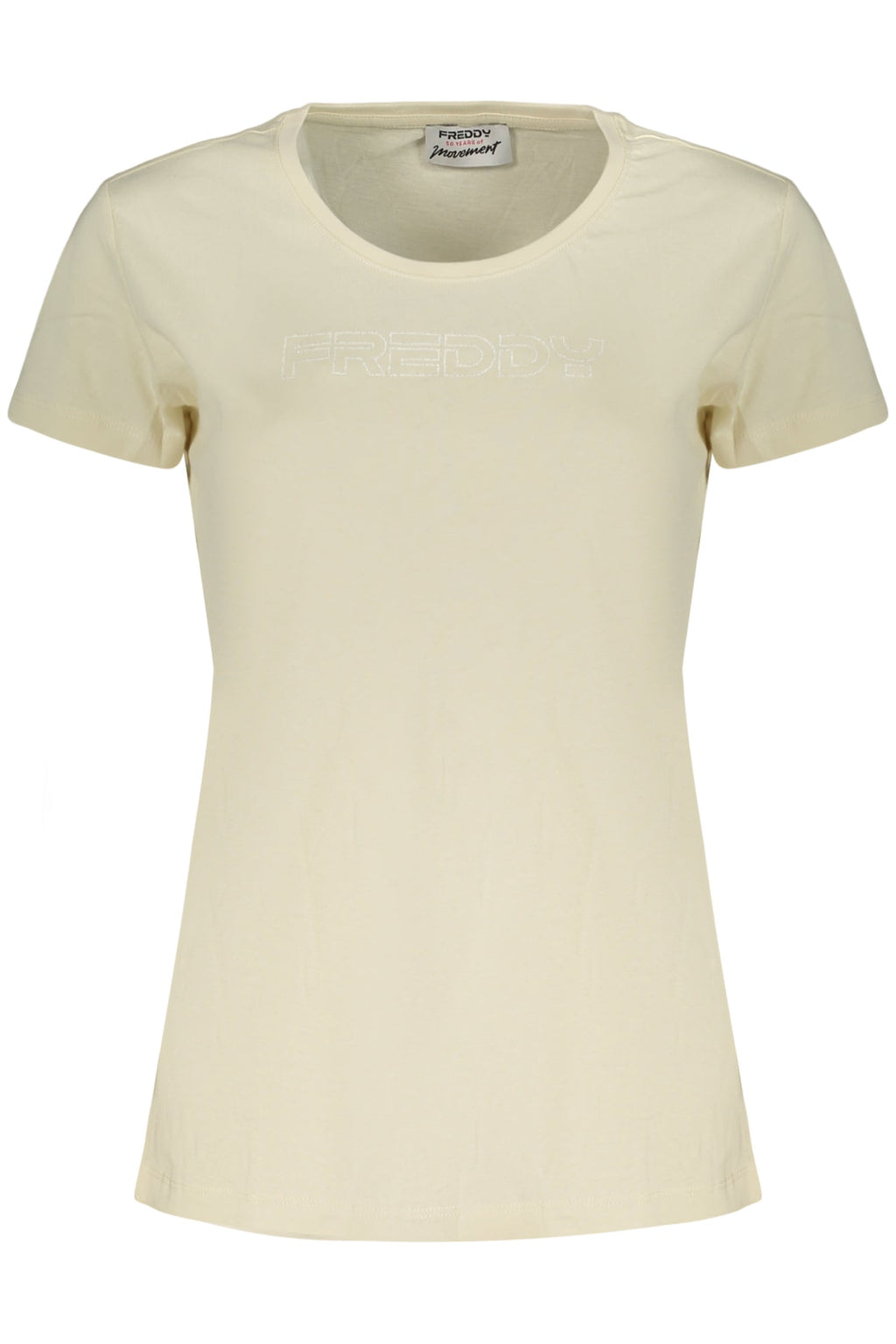 FREDDY T-SHIRT MANICHE CORTE DONNA BEIGE - Grandi Firme Lab
