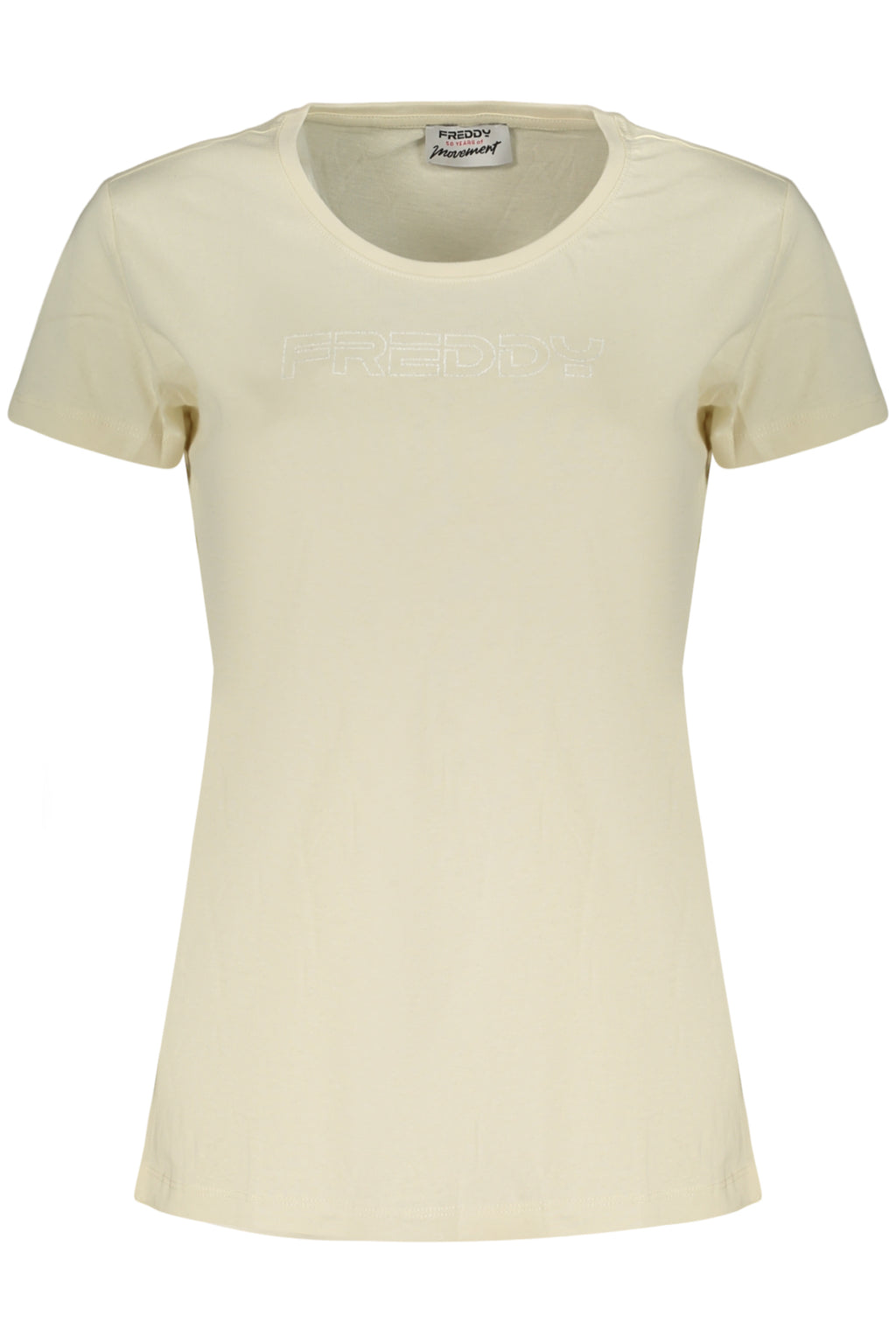 FREDDY T-SHIRT MANICHE CORTE DONNA BEIGE