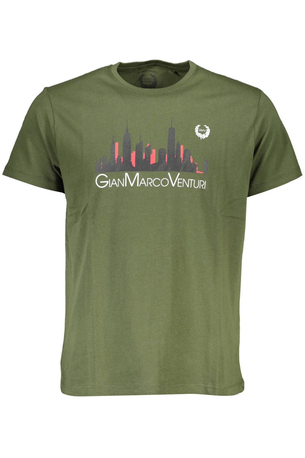 GIAN MARCO VENTURI T-SHIRT MANICHE CORTE UOMO VERDE - Grandi Firme Lab