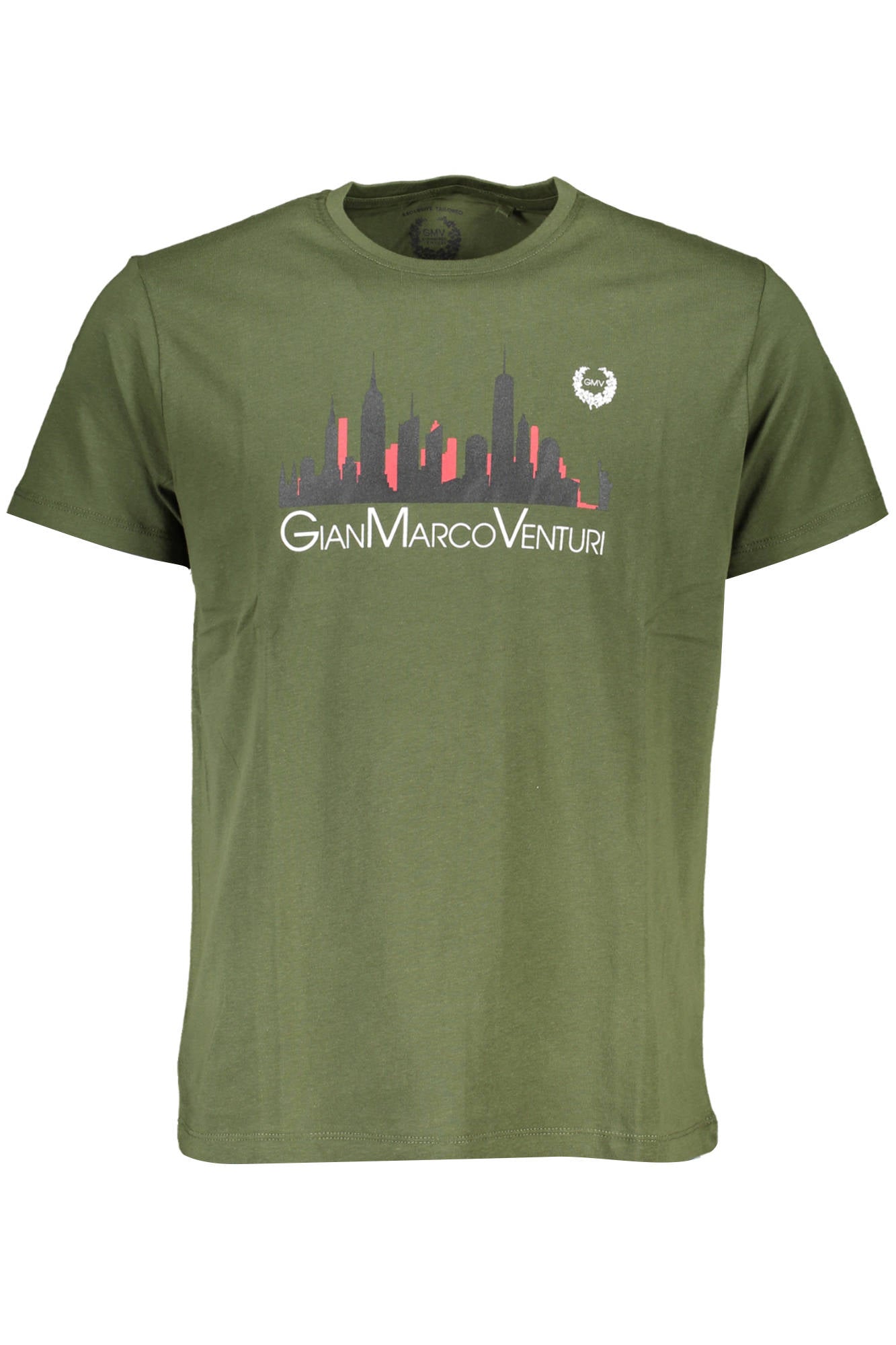 GIAN MARCO VENTURI T-SHIRT MANICHE CORTE UOMO VERDE - Grandi Firme Lab