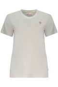 GUESS JEANS T-SHIRT MANICHE CORTE DONNA BIANCO - Grandi Firme Lab
