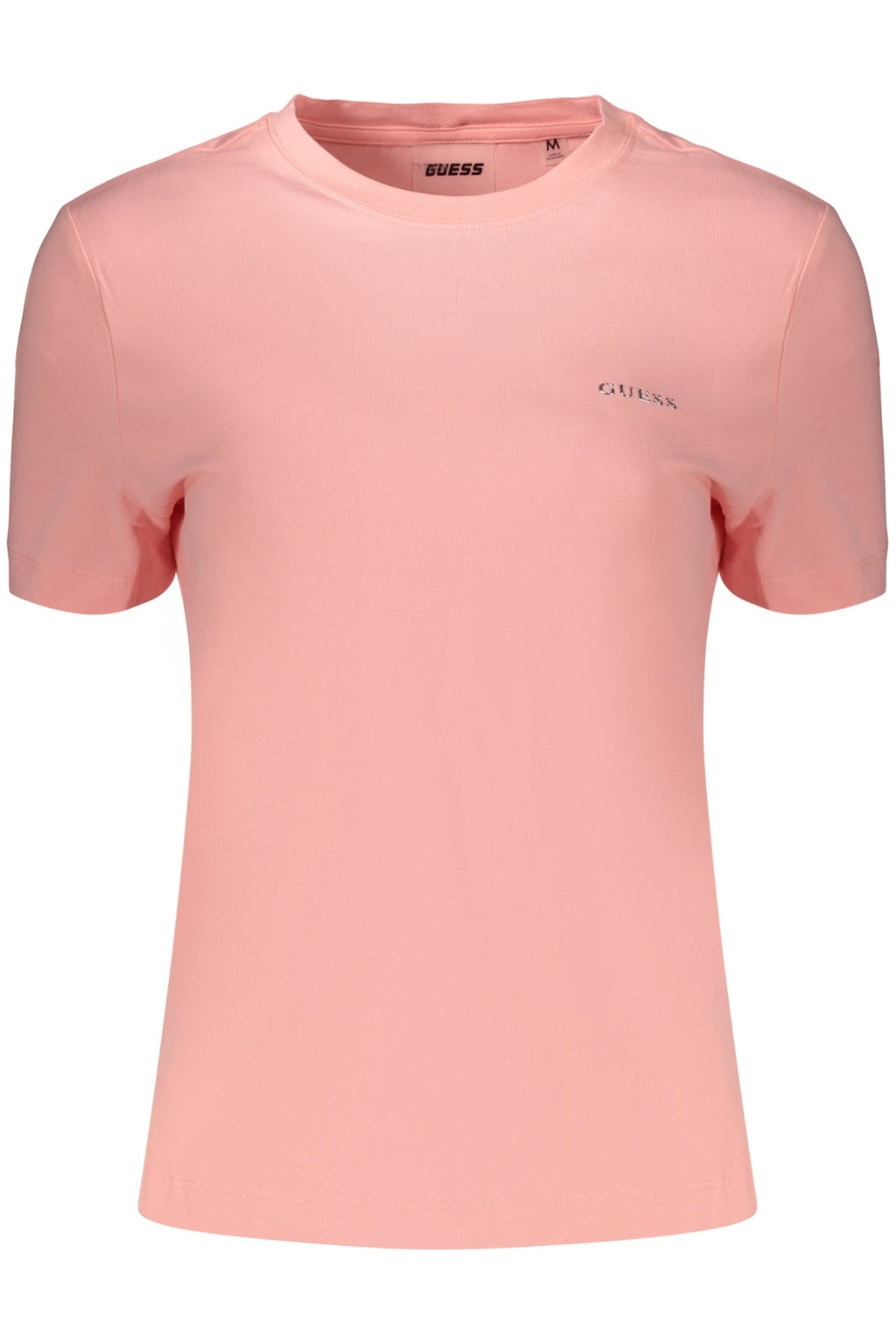 GUESS JEANS T-SHIRT MANICHE CORTE DONNA ROSA - Grandi Firme Lab