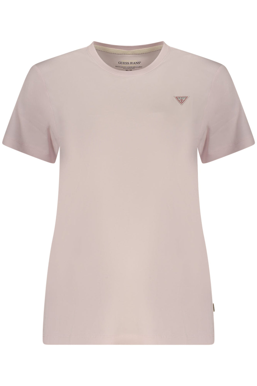 GUESS JEANS T-SHIRT MANICHE CORTE DONNA ROSA - Grandi Firme Lab