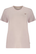 GUESS JEANS T-SHIRT MANICHE CORTE DONNA ROSA - Grandi Firme Lab