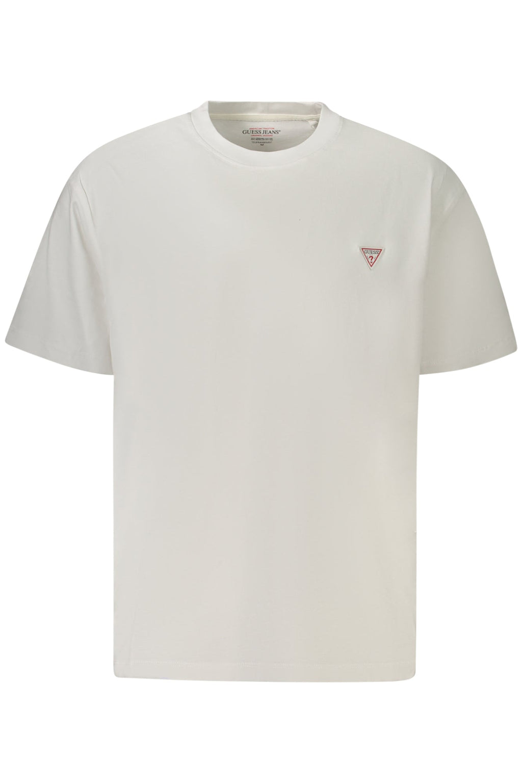 GUESS JEANS T-SHIRT MANICHE CORTE UOMO BIANCO - Grandi Firme Lab