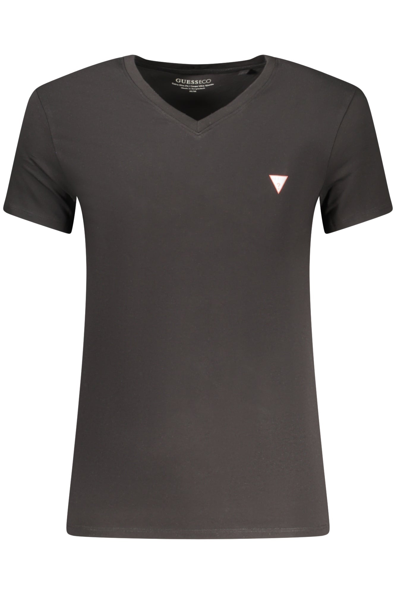 GUESS JEANS T-SHIRT MANICHE CORTE UOMO NERO - Grandi Firme Lab