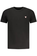 GUESS JEANS T-SHIRT MANICHE CORTE UOMO NERO - Grandi Firme Lab