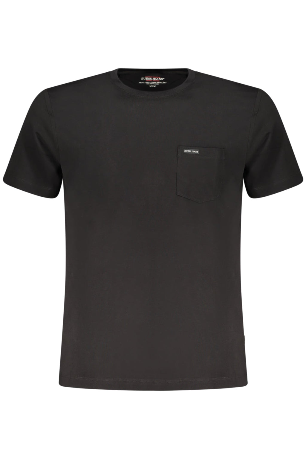 GUESS JEANS T-SHIRT MANICHE CORTE UOMO NERO - Grandi Firme Lab