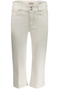 GUESS JEANS JEAN CAPRI FEMME BLANC