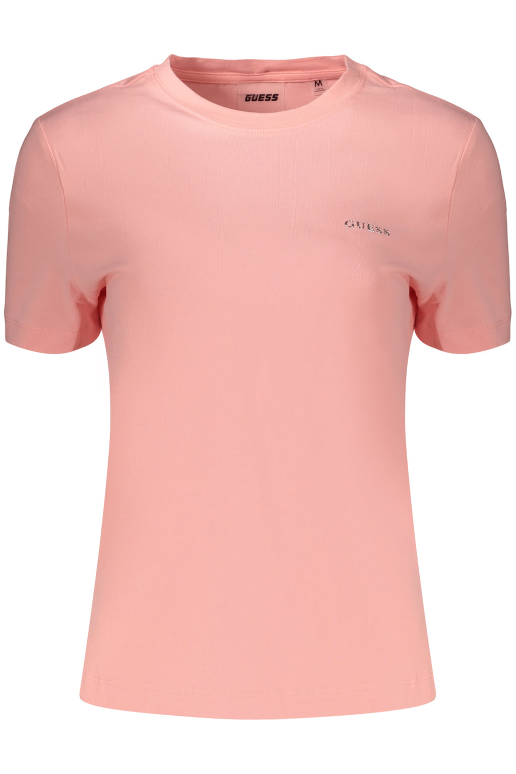 GUESS JEANS T-SHIRT MANICHE CORTE DONNA ROSA