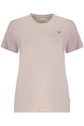 GUESS JEANS T-SHIRT MANICHE CORTE DONNA ROSA