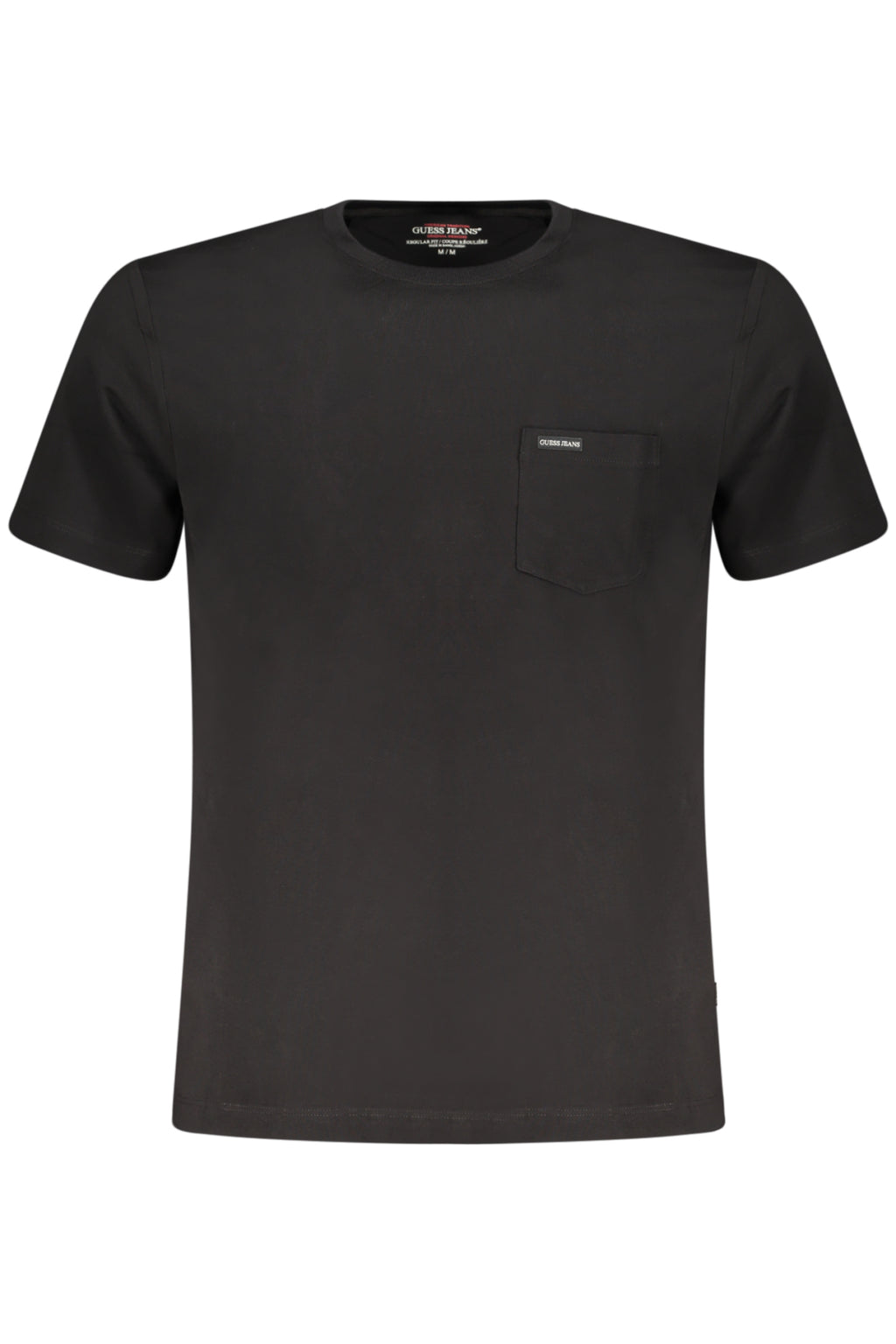 GUESS JEANS T-SHIRT MANICHE CORTE UOMO NERO