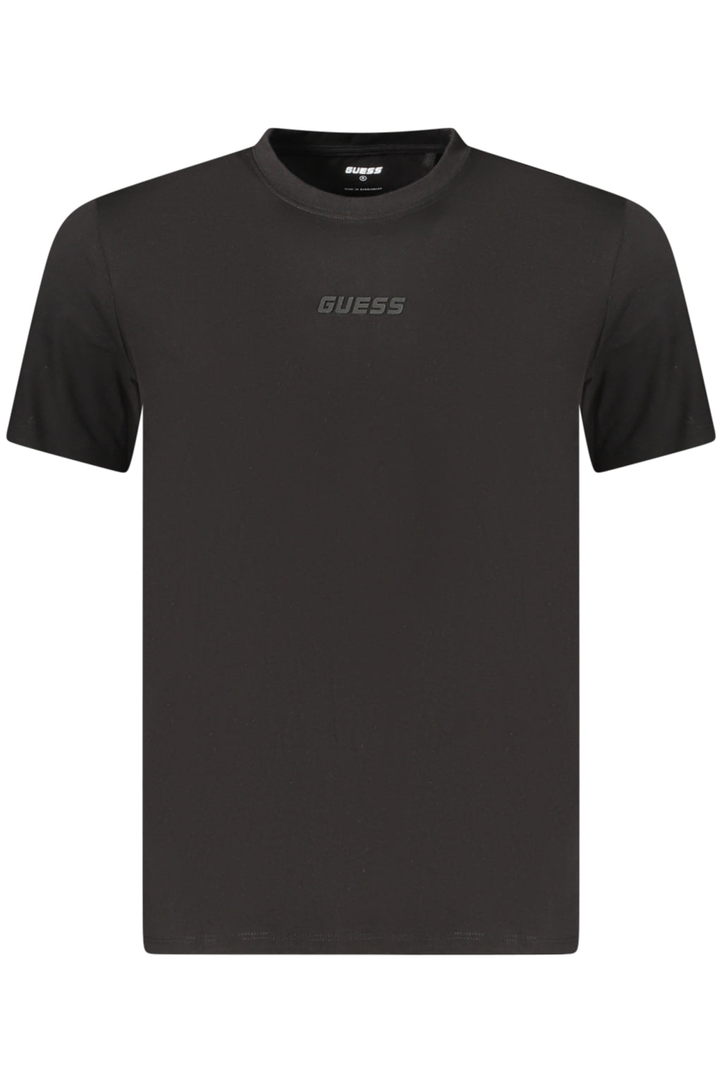 GUESS JEANS T-SHIRT MANICHE CORTE UOMO NERO