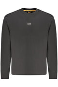 HUGO BOSS FELPA SENZA ZIP UOMO NERO - Grandi Firme Lab