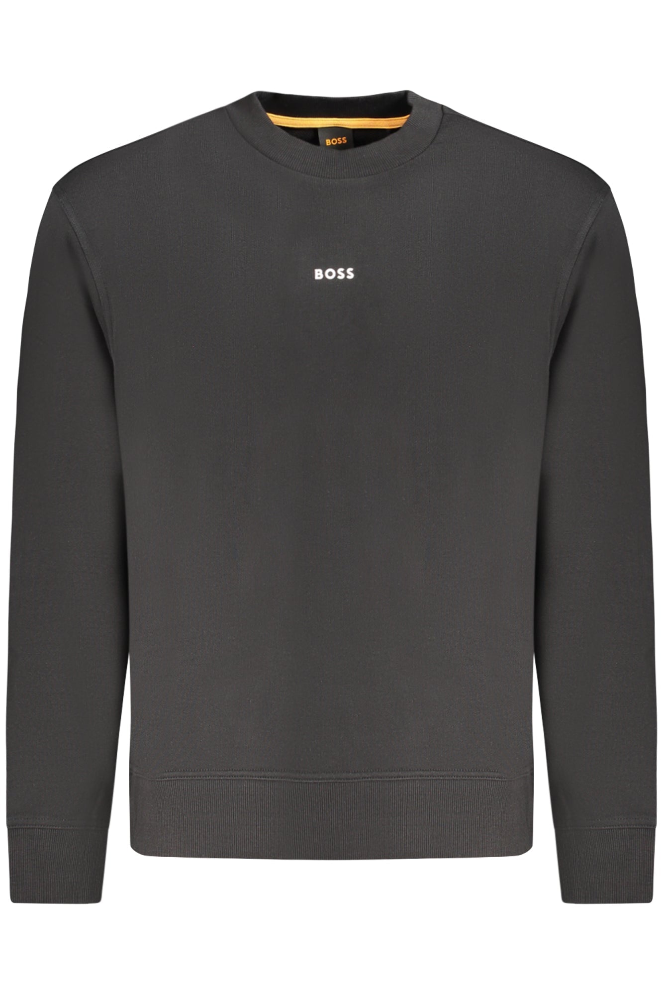 HUGO BOSS FELPA SENZA ZIP UOMO NERO - Grandi Firme Lab