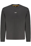 HUGO BOSS FELPA SENZA ZIP UOMO NERO
