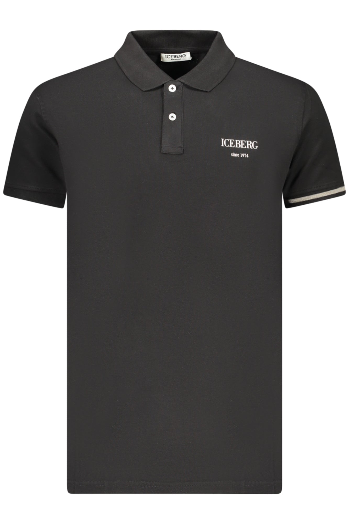 ICEBERG POLO MANICHE CORTE UOMO NERO - Grandi Firme Lab