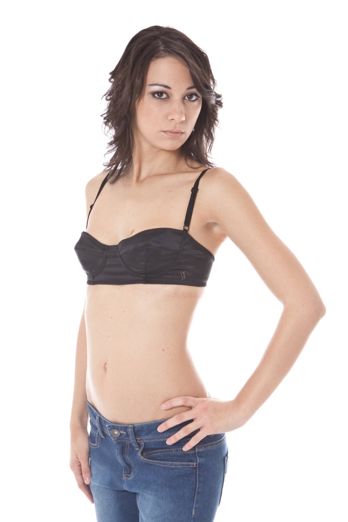 JOHN GALLIANO REGGISENO A BALCONCINO DONNA NERO - Grandi Firme Lab
