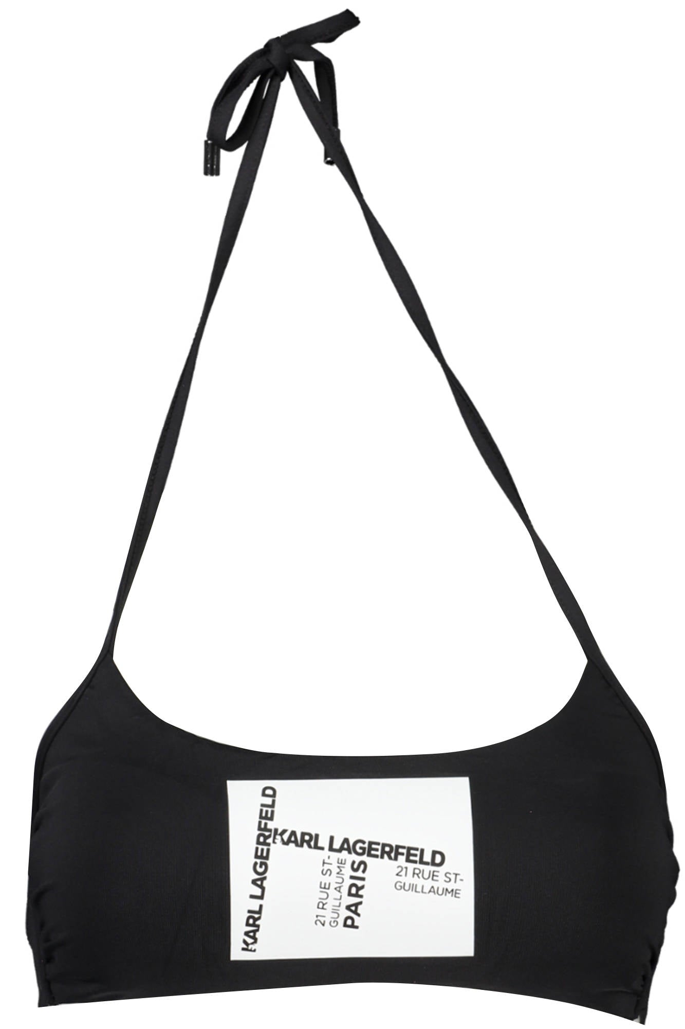 KARL LAGERFELD BEACHWEAR COSTUME PARTE SOPRA DONNA NERO - Grandi Firme Lab