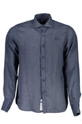 LA MARTINA CAMICIA MANICHE LUNGHE UOMO BLU - Grandi Firme Lab
