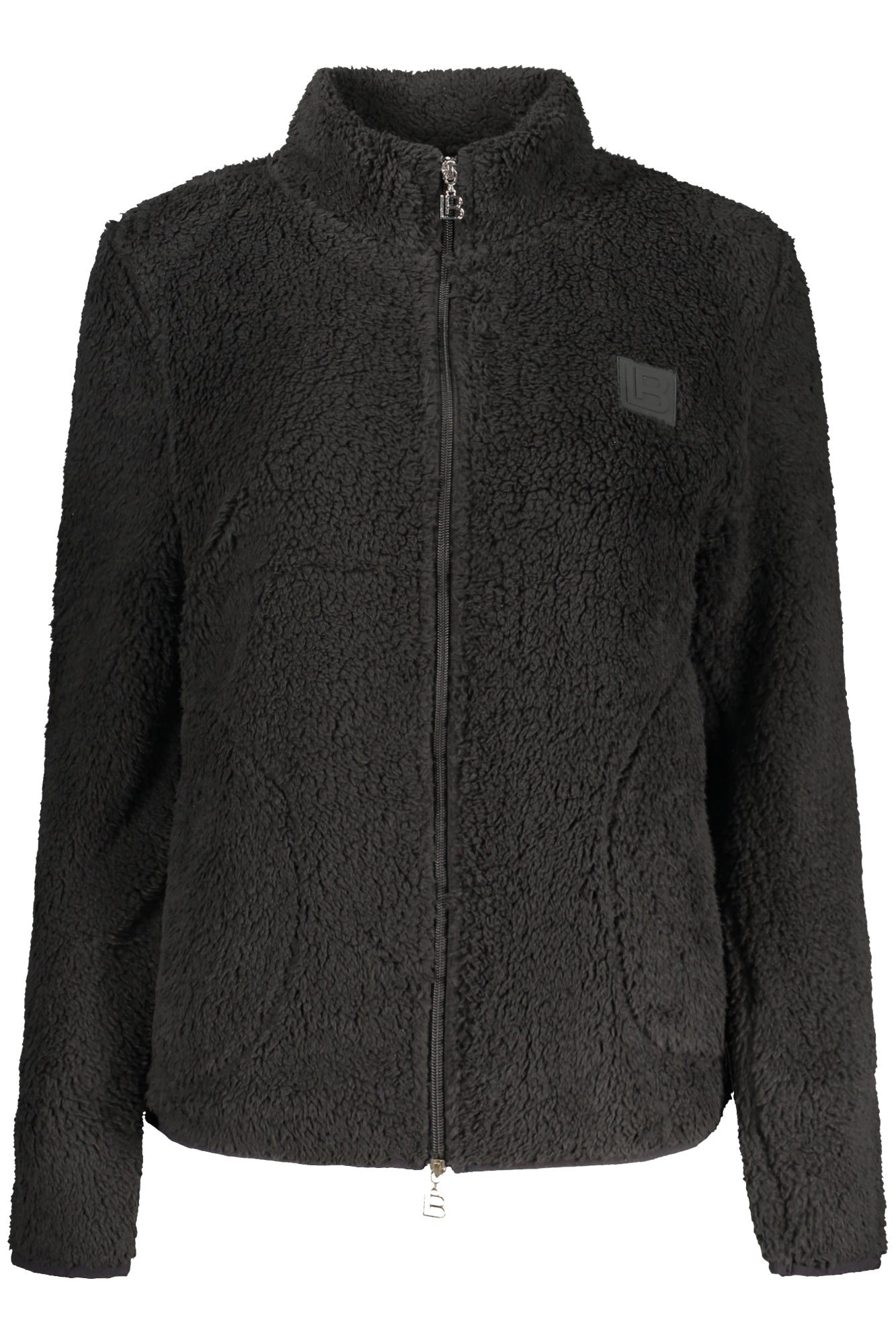 LAURA BIAGIOTTI FELPA CON ZIP DONNA NERO - Grandi Firme Lab