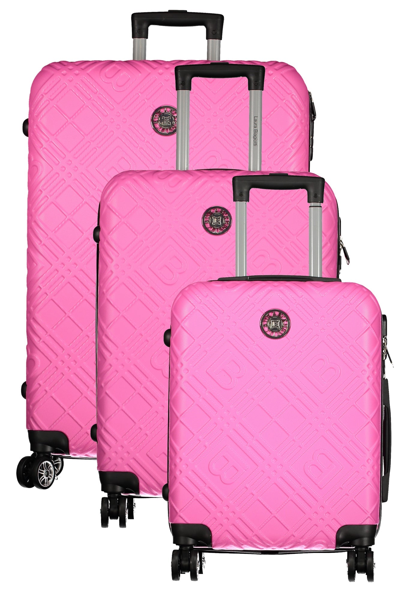 LAURA BIAGIOTTI TROLLEY GRANDE DONNA ROSA - Grandi Firme Lab