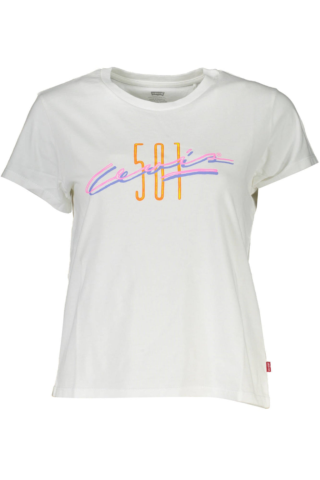 LEVI'S T - SHIRT MANICHE CORTE DONNA BIANCO - Grandi Firme Lab