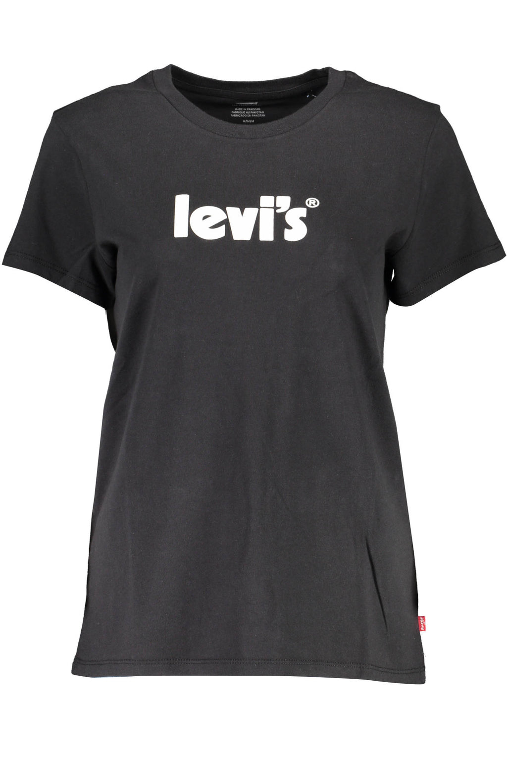 LEVI'S T-SHIRT MANICHE CORTE DONNA NERO - Grandi Firme Lab