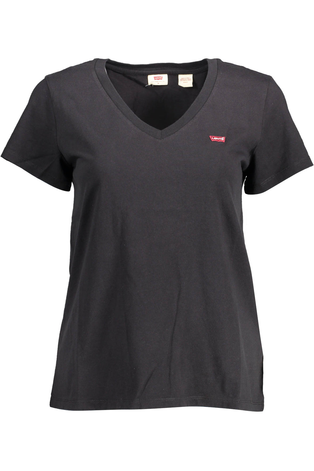 LEVI'S T-SHIRT MANICHE CORTE DONNA NERO - Grandi Firme Lab