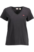 LEVI'S T-SHIRT MANICHE CORTE DONNA NERO - Grandi Firme Lab