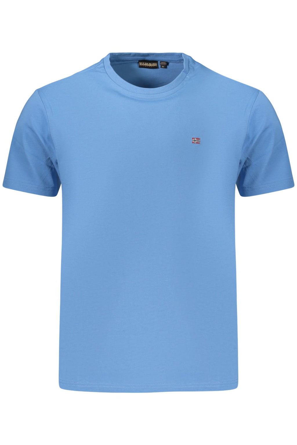 NAPAPIJRI T - SHIRT MANICHE CORTE UOMO AZZURRO - Grandi Firme Lab