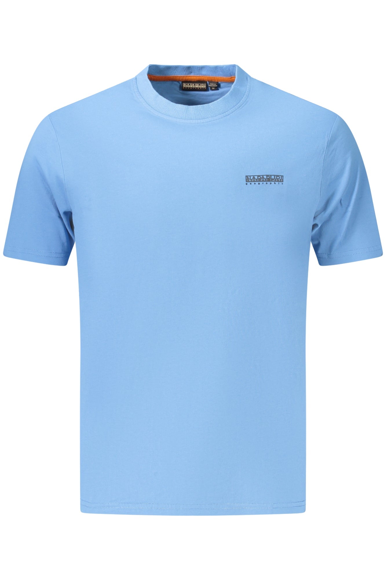 NAPAPIJRI T-SHIRT MANICHE CORTE UOMO AZZURRO - Grandi Firme Lab