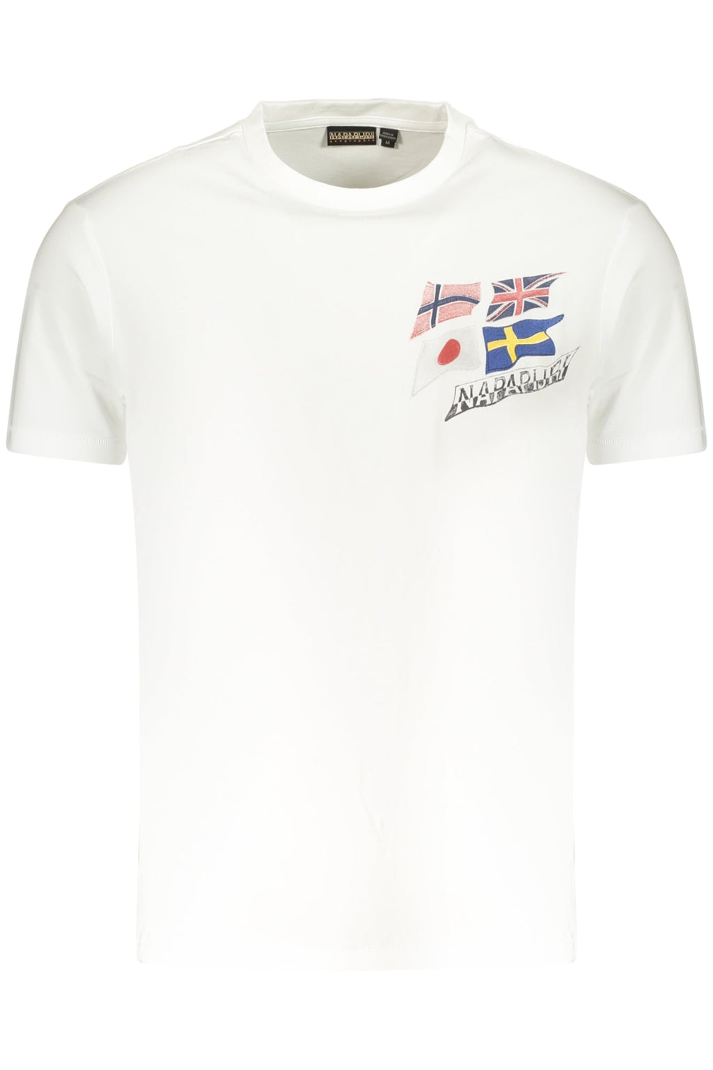 NAPAPIJRI T - SHIRT MANICHE CORTE UOMO BIANCO - Grandi Firme Lab