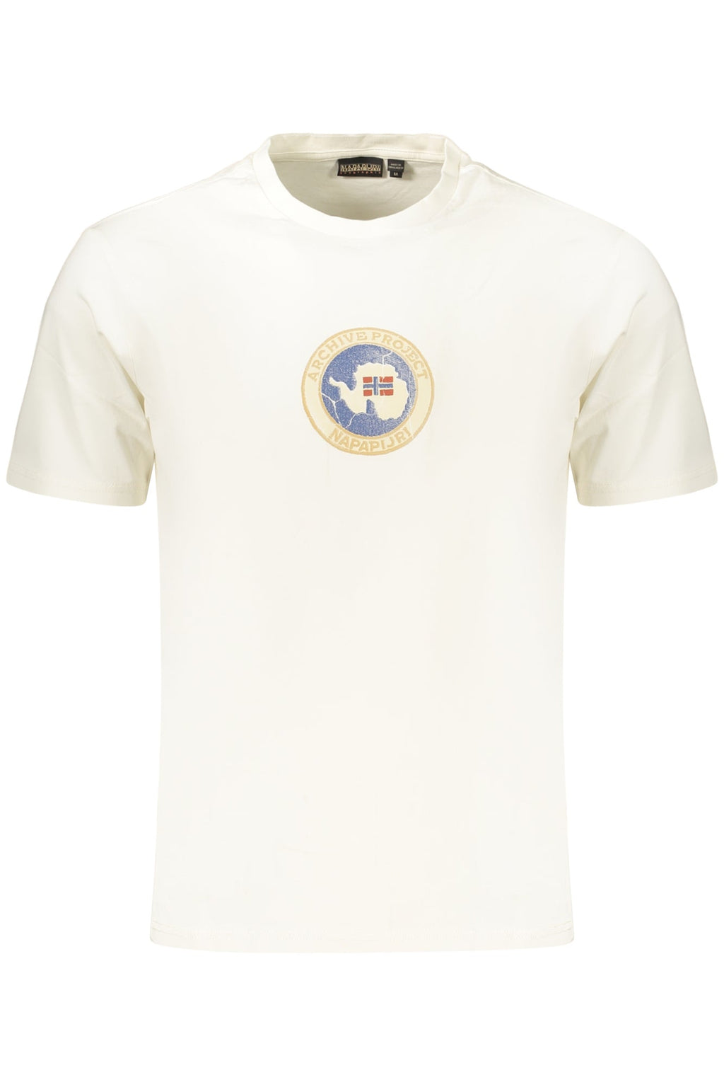 NAPAPIJRI T - SHIRT MANICHE CORTE UOMO BIANCO - Grandi Firme Lab