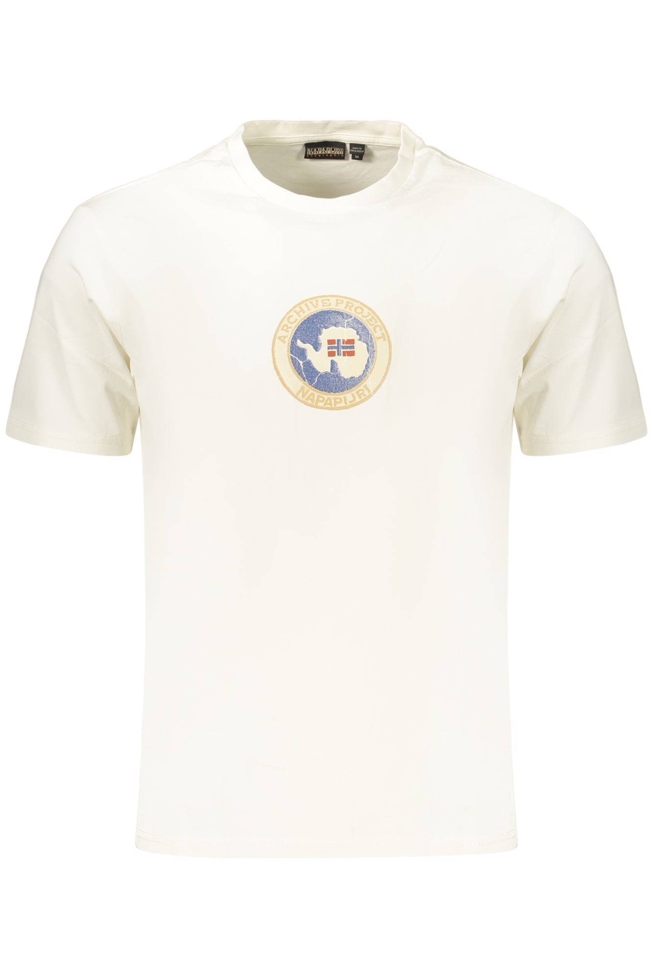 NAPAPIJRI T - SHIRT MANICHE CORTE UOMO BIANCO - Grandi Firme Lab
